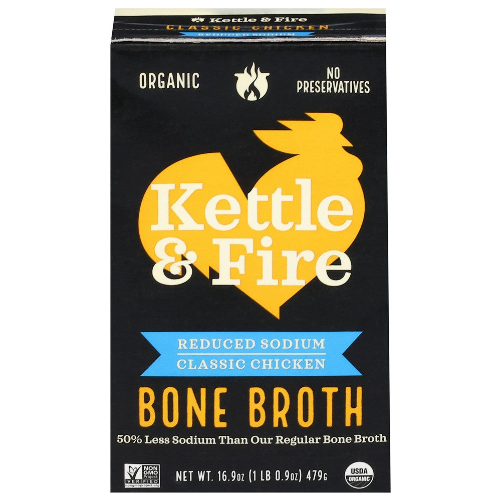 Kettle And Fire - Bone Broth Og2 Ls Chick - Case of 6-16.9 OZ