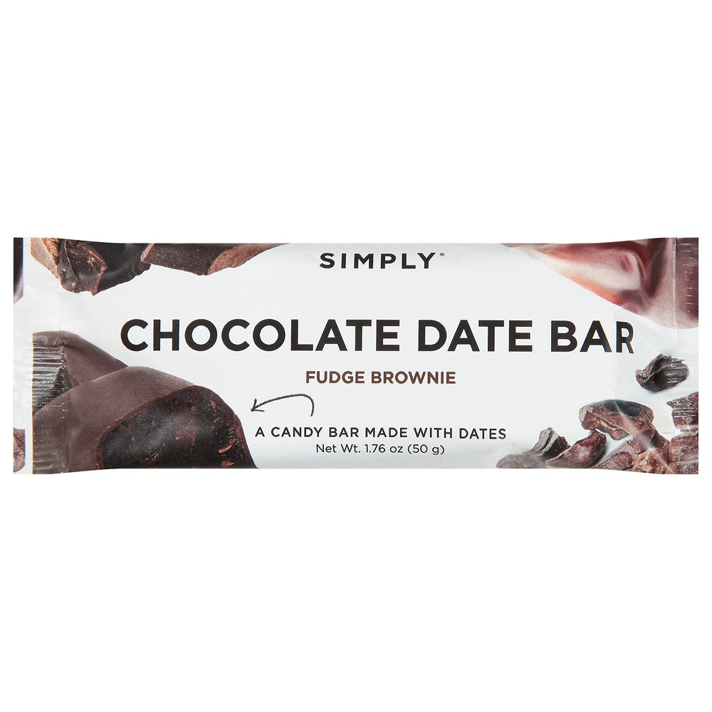 Simply Gum - Date Bar Trpl Cacao Choc - Case of 12-1.76 OZ