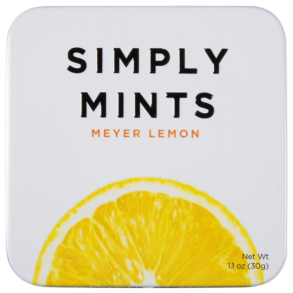 Simply Gum - Mints Meyer Lemon - Case of 6 - 1.1 Ounces