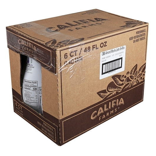 Califia Farms Mocha Cold Brew Coffee With Almond Milk 48 Fluid Ounce - 6 Per Case.