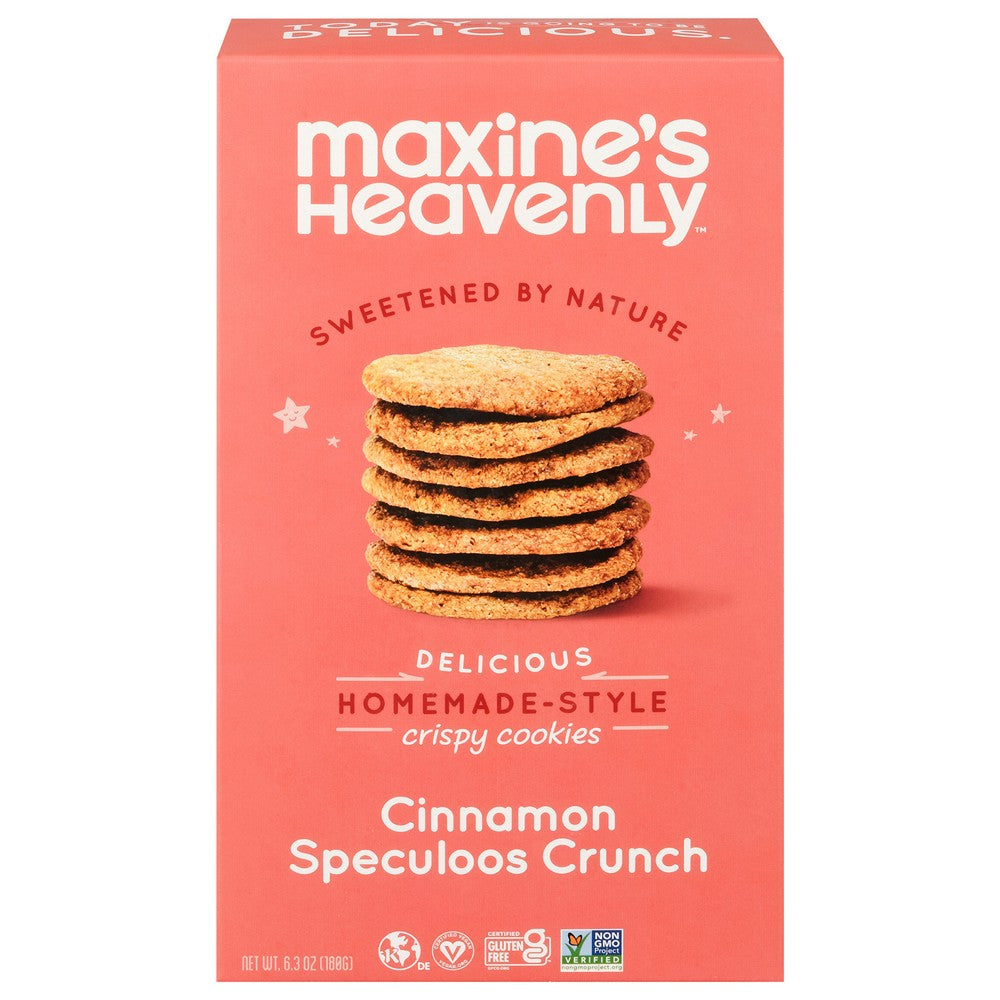 Maxine's Heavenly - Cookies Crspy Cinnnamon - Case of 8-6.3 OZ