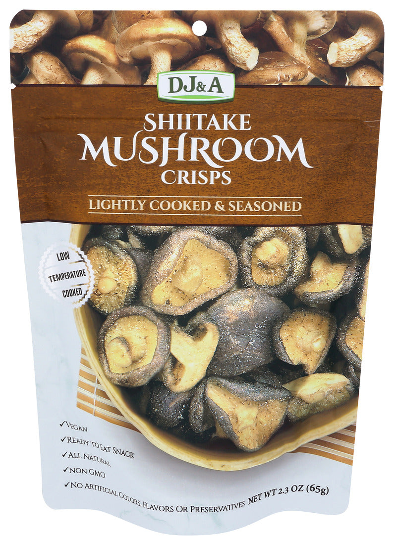 DJ&A, Mushroom Shiitake Crisps 2.3 Ounce - Case Of 9