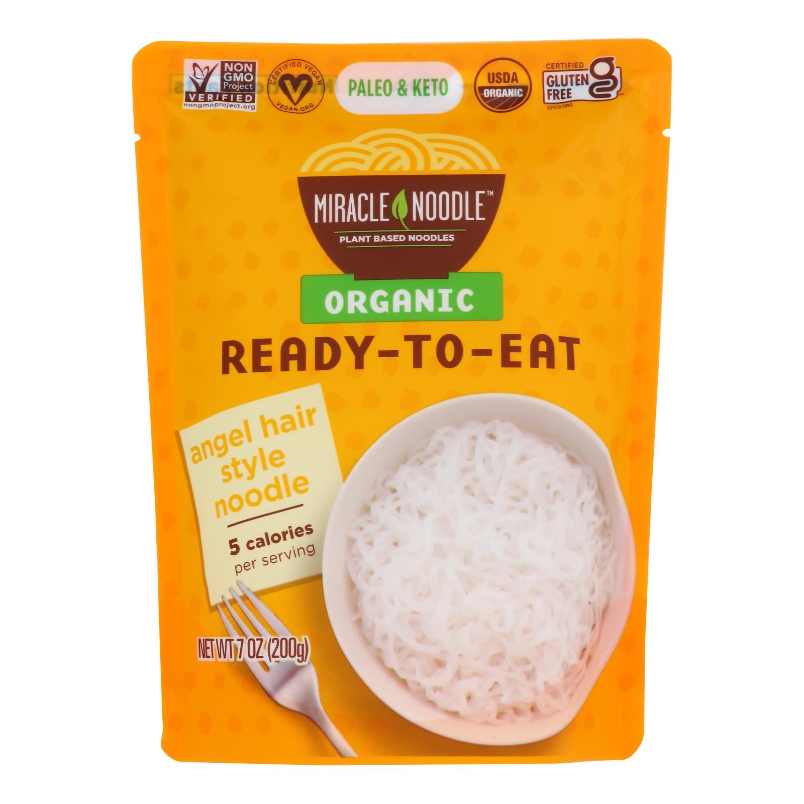 Miracle Noodle - Noodle Angel Hair - Case of 6-7 Ounce