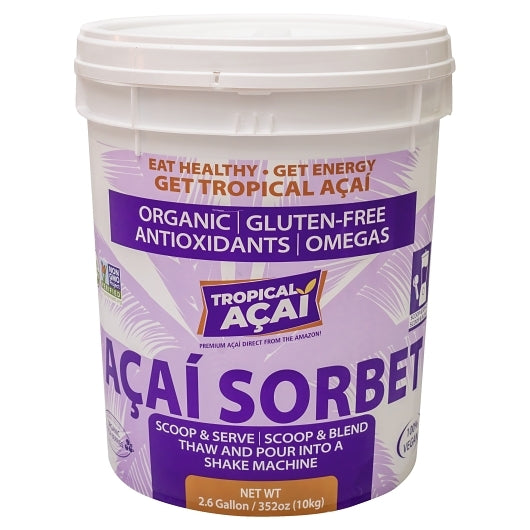 Tropical Acai Organic Acai Sorbet Bucket, 1 Each