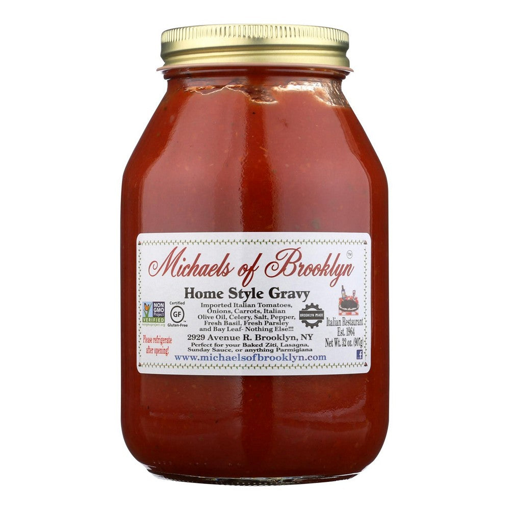 Michaels Of Brooklyn Home Style Gravy - Case of 6 - 32 OZ
