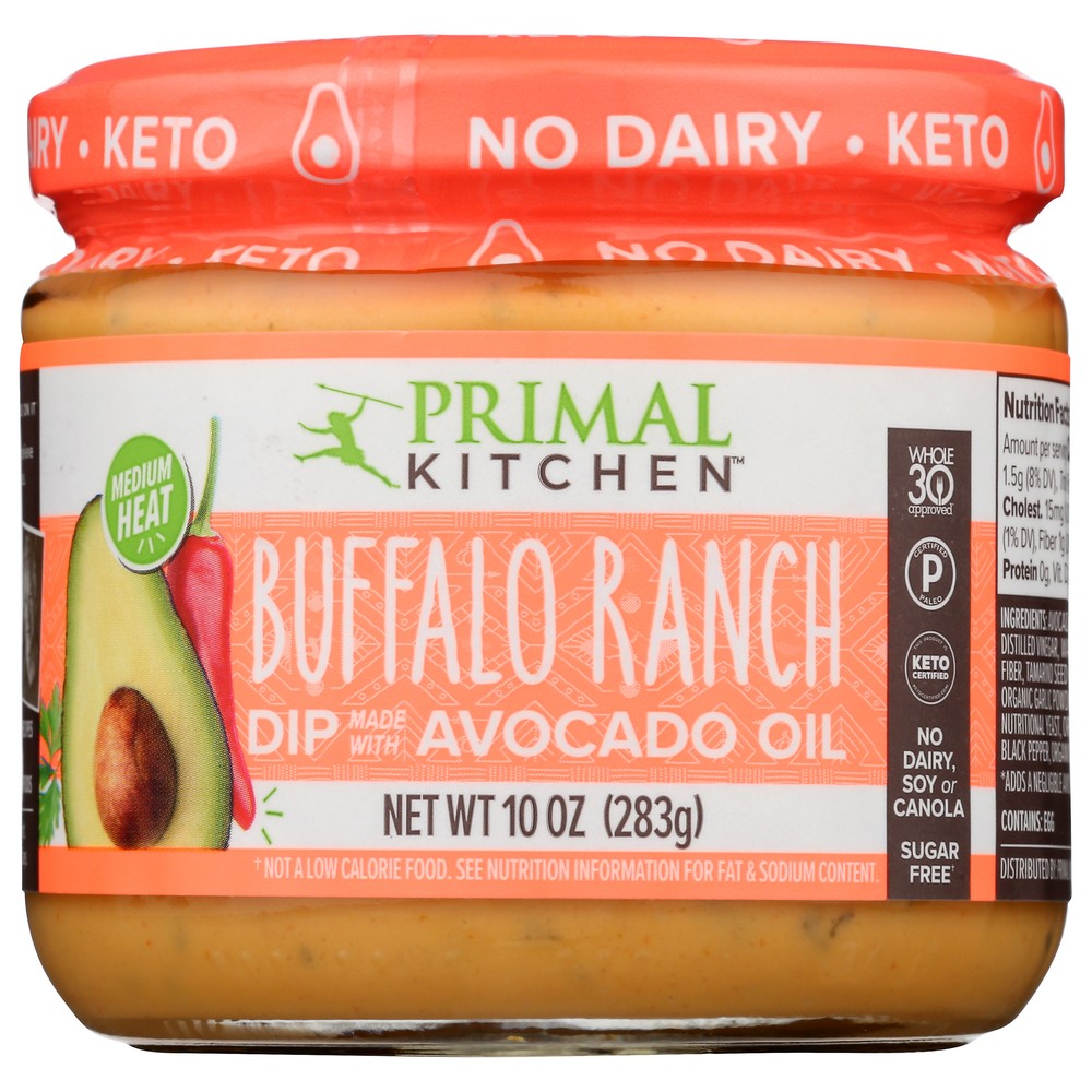 Primal Kitchen Jalapeno Buffalo Sauce with Avocado Oil, 8.5 Fluid Ounce --  6 per case