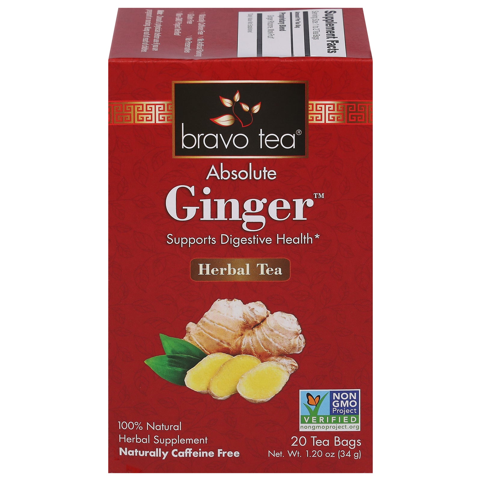 Bravo Teas and Herbs - Tea - Absolute Ginger - 20 Bag