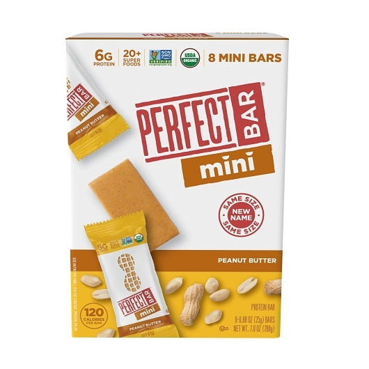 Perfect Bar Peanut Butter, 0.88 Ounce, 8 Per Pack, 6 Per Case