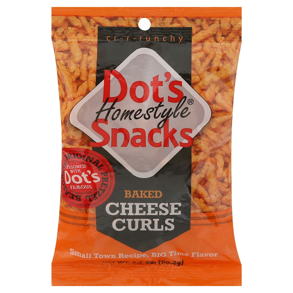 Dot's Pretzels - Baked Cheese Curls - Case of 10-3.5 OZ