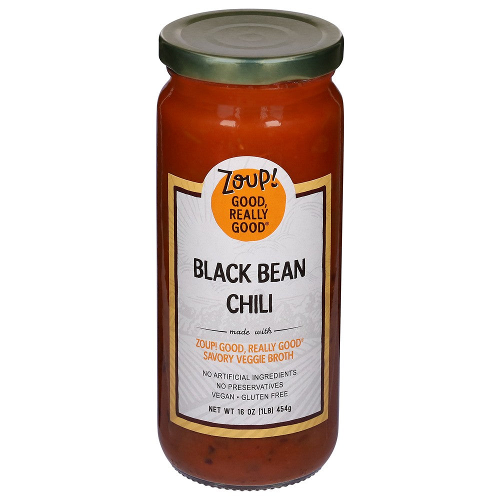 Zoup! Good Really Good - Soup Black Bean Chili - Case of 6-16 FZ