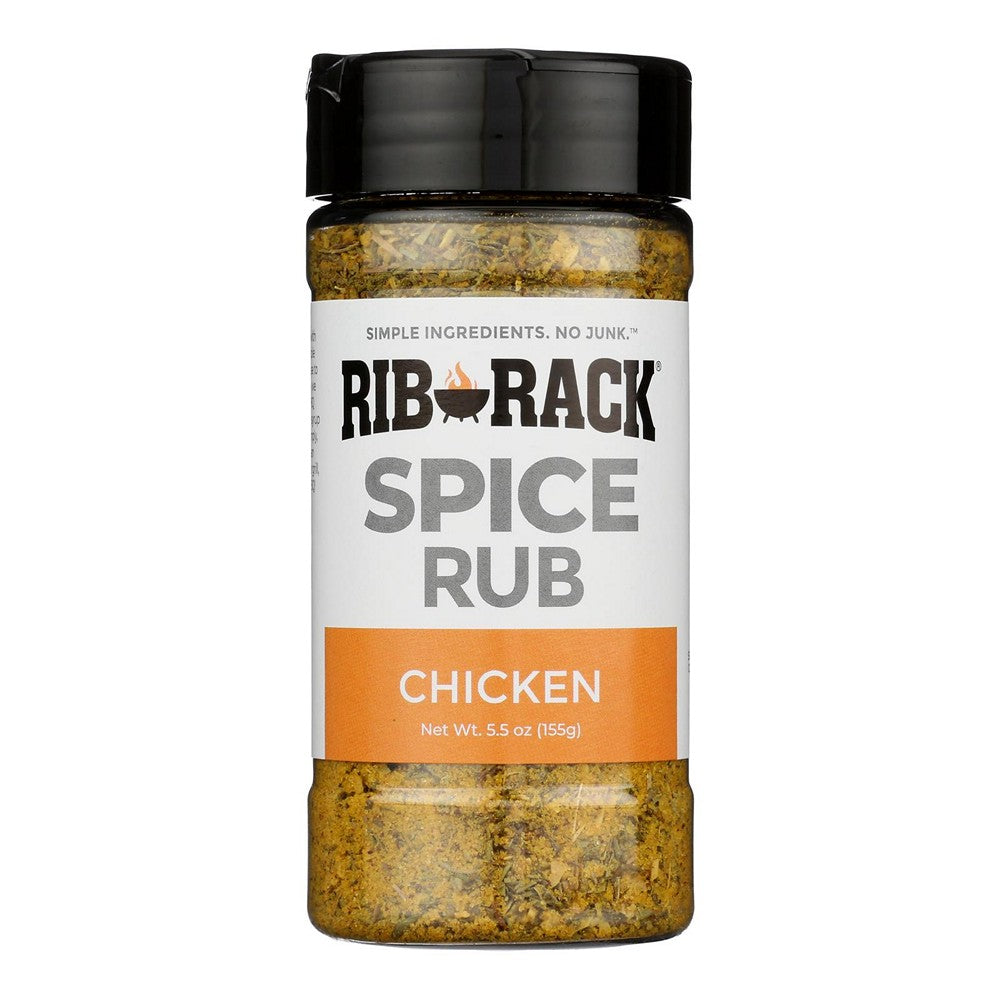 Rib Rack Chicken Spice Rub - Case of 6 - 5.5 OZ