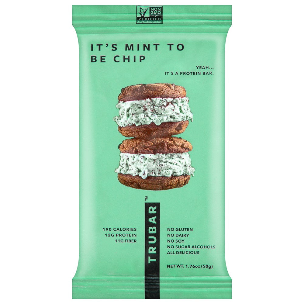 Trubar - Bar Mint Chip Protein - Case of 12-1.76 OZ