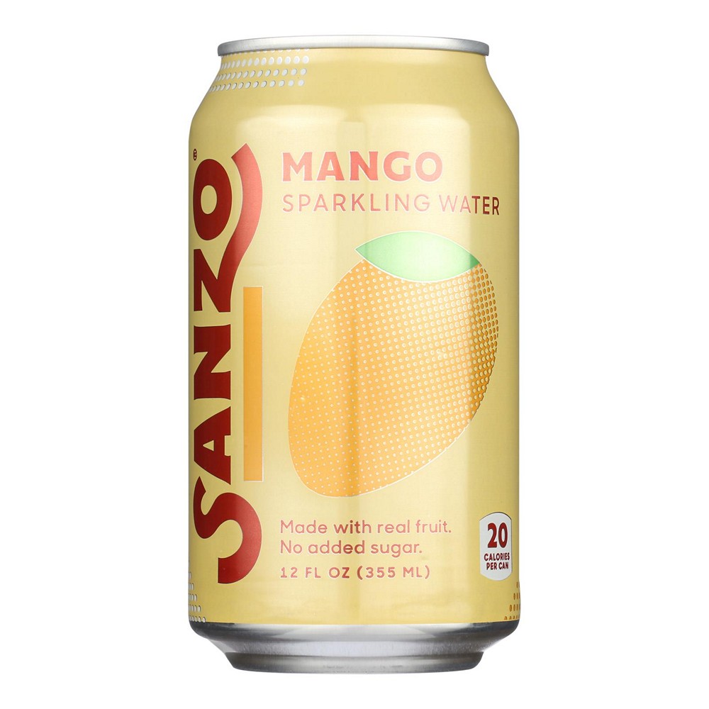 Sanzo - Sparkling Water Alphonso Mango - Case of 12-12 FZ