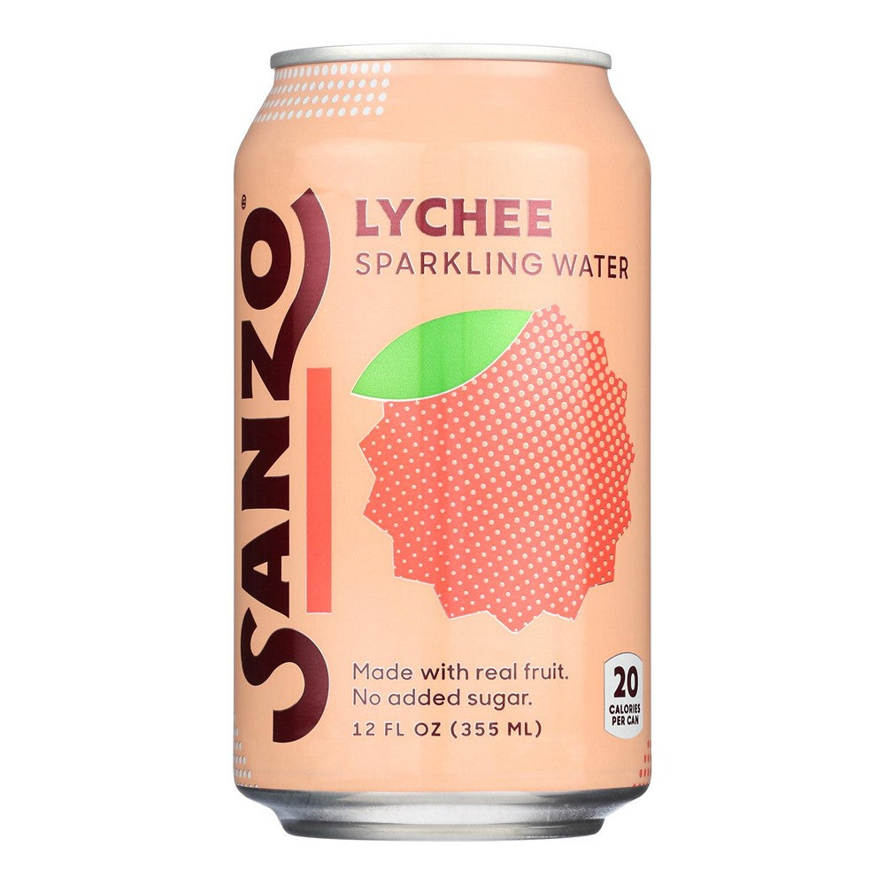 Sanzo - Sparkling Water Lychee - Case of 12-12 FZ