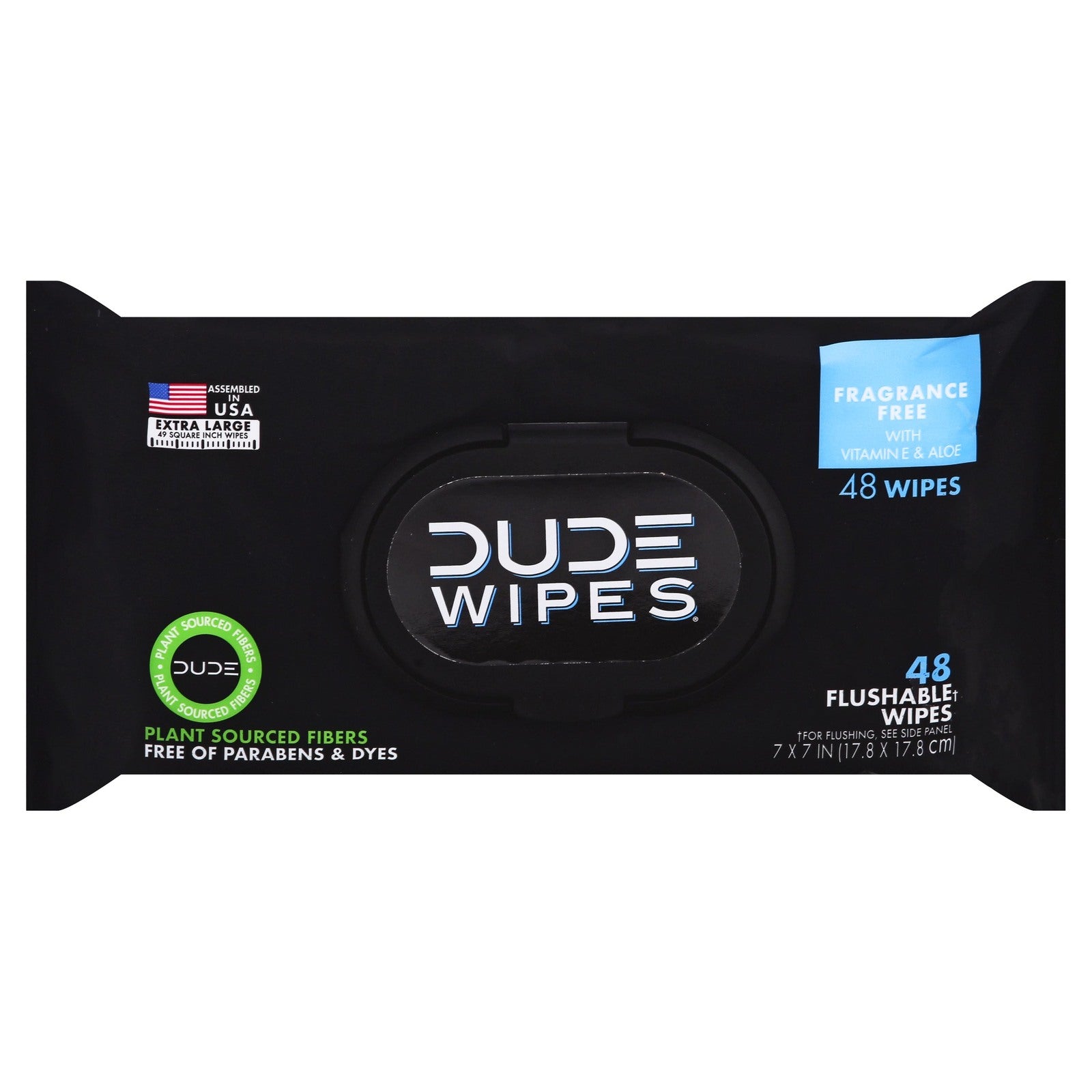 Dude Wipes - Wipes Dispenser Pack - Case of 8 - 48 Count