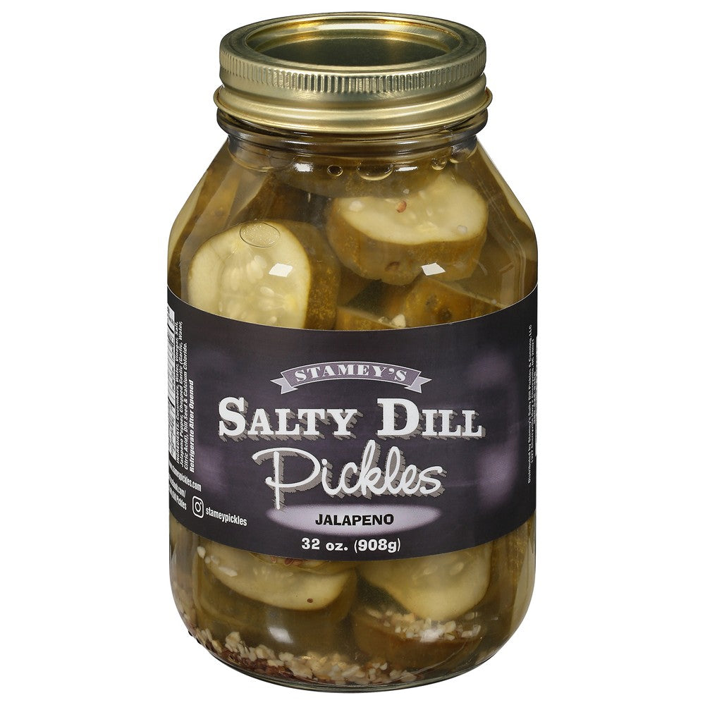 Stamey's - Pickles Dill Jalepeno - Case of 6-32 OZ
