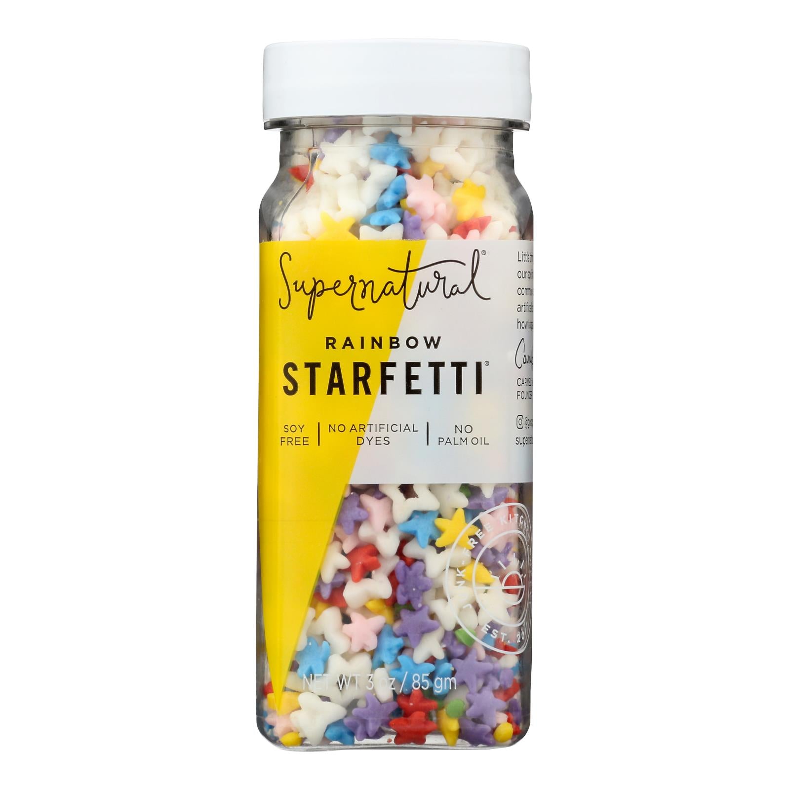 Supernatural - Sprnkl Rainbw Starfetti - Case of 6-3 Ounce