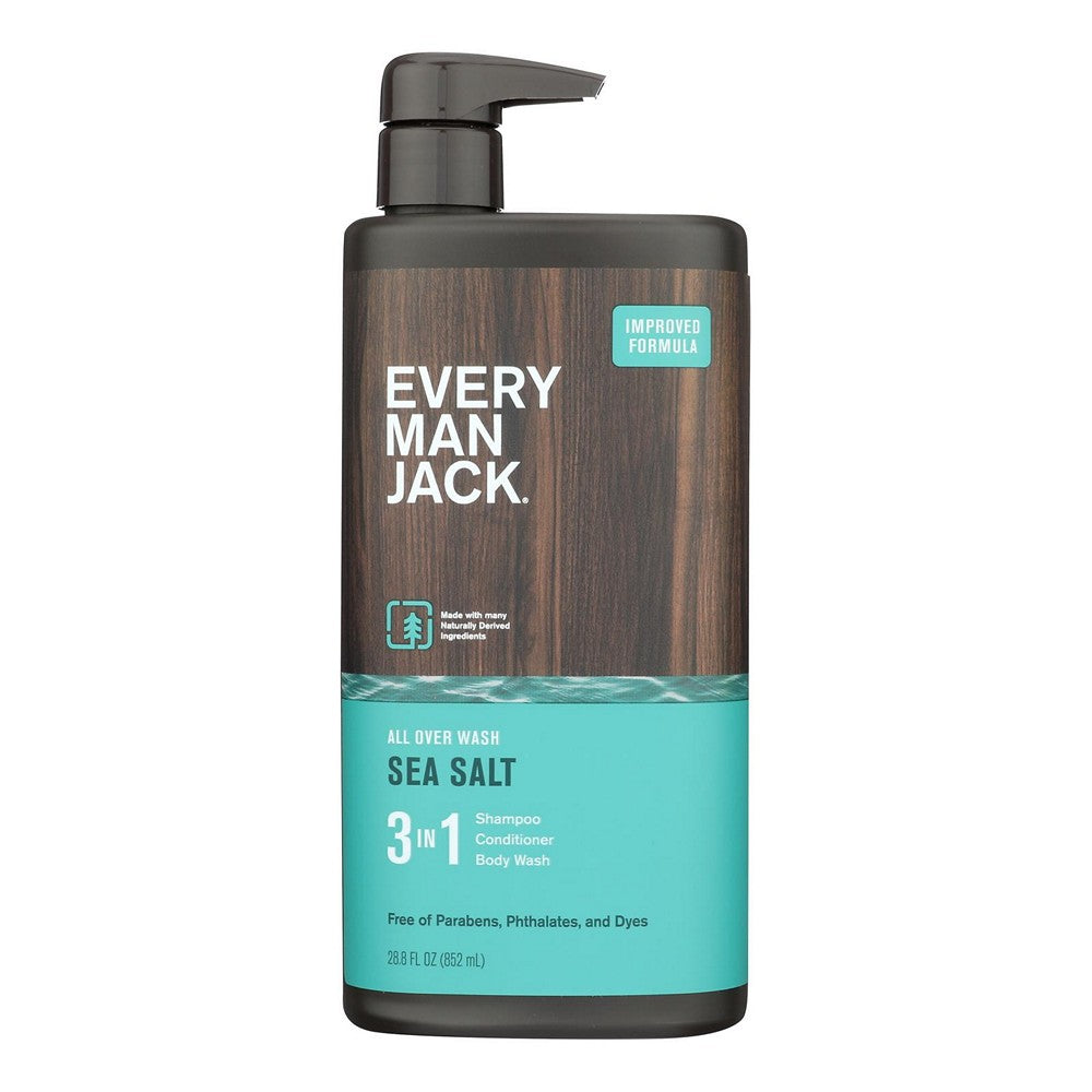 Every Man Jack - All Over Wash 3in1 Ssalt - EA of 1-28.8 FZ