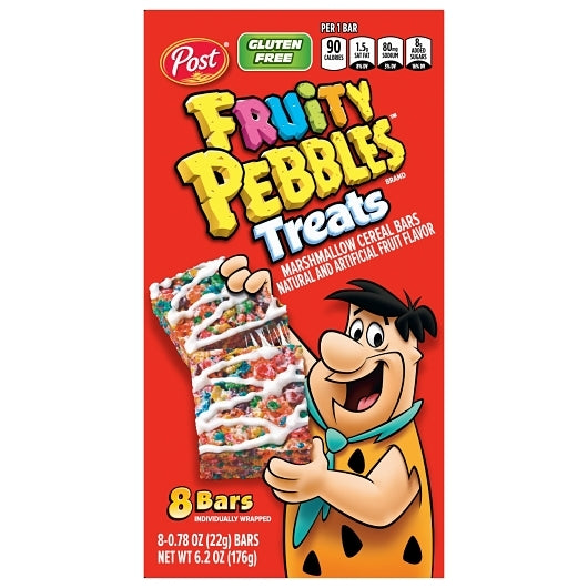 Post Consumer Brands Post Fruity Pebbles Treats 6.2 Ounce Size - 8 Per Case