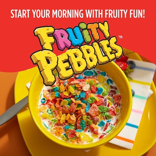 Post Consumer Brands Fruity Pebbles 2 Ounce Size - 12 Per Case