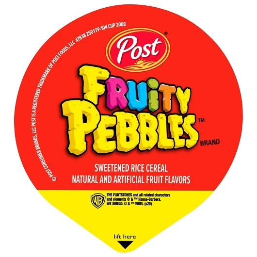 Post Consumer Brands Fruity Pebbles 2 Ounce Size - 12 Per Case