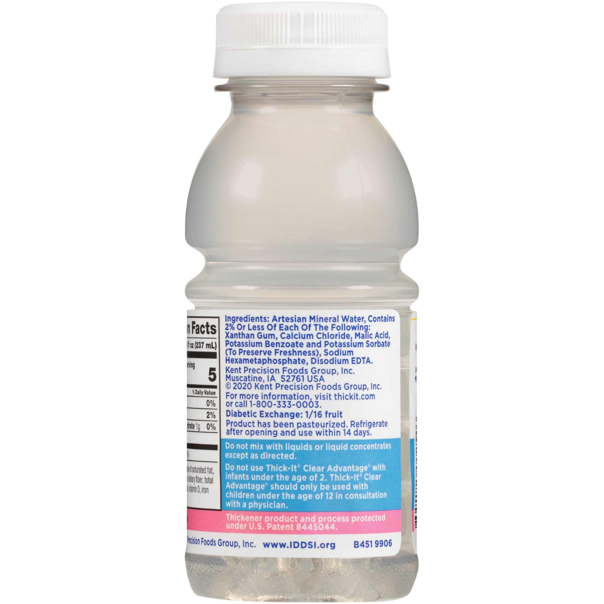 Thick It Clear Advantage Thickened Water Mildly Thick Nectar Fl 8 Fluid Ounce - 24 Per