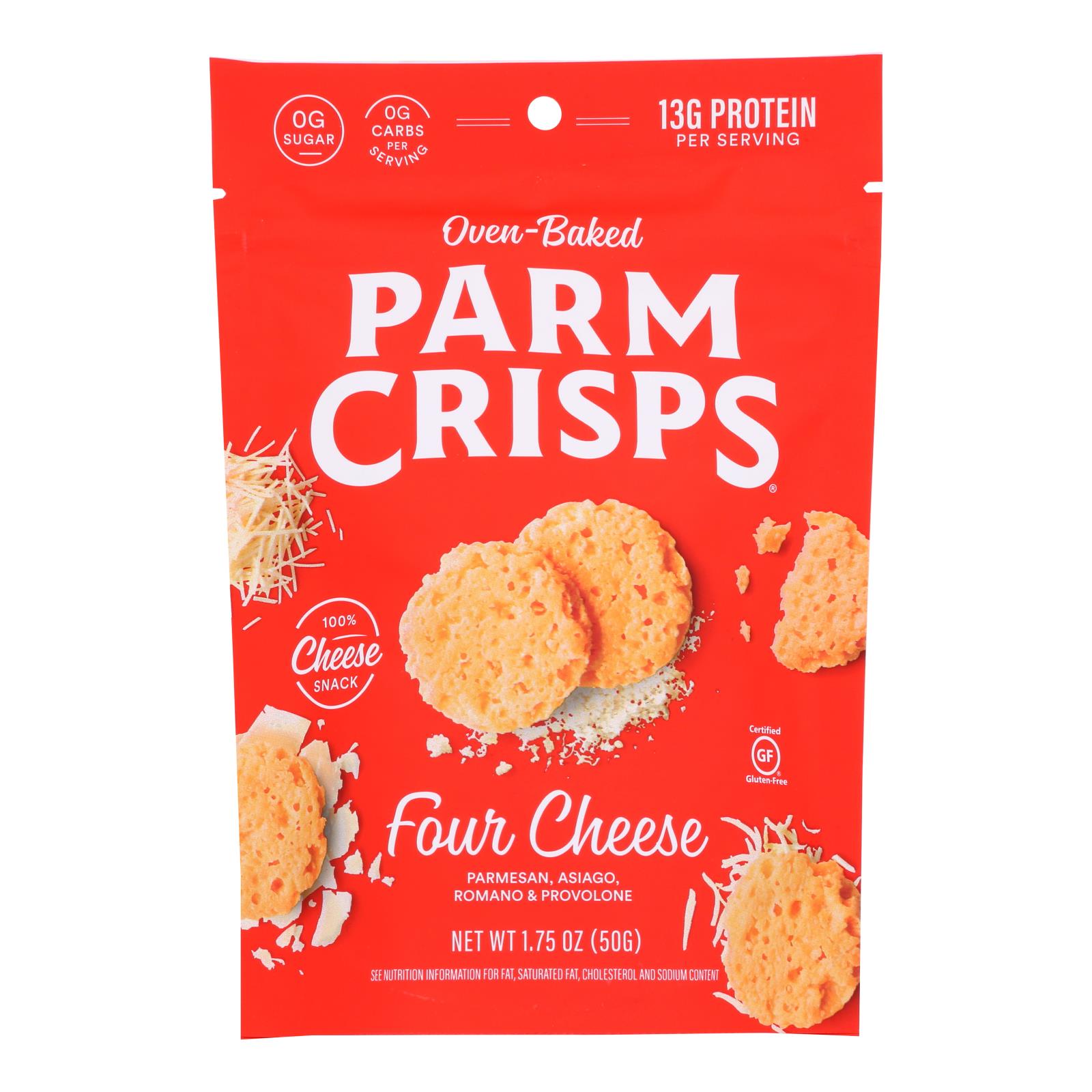 Parm Crisps - Parm Crisp Four Cheese - Case of 12-1.75 Ounce