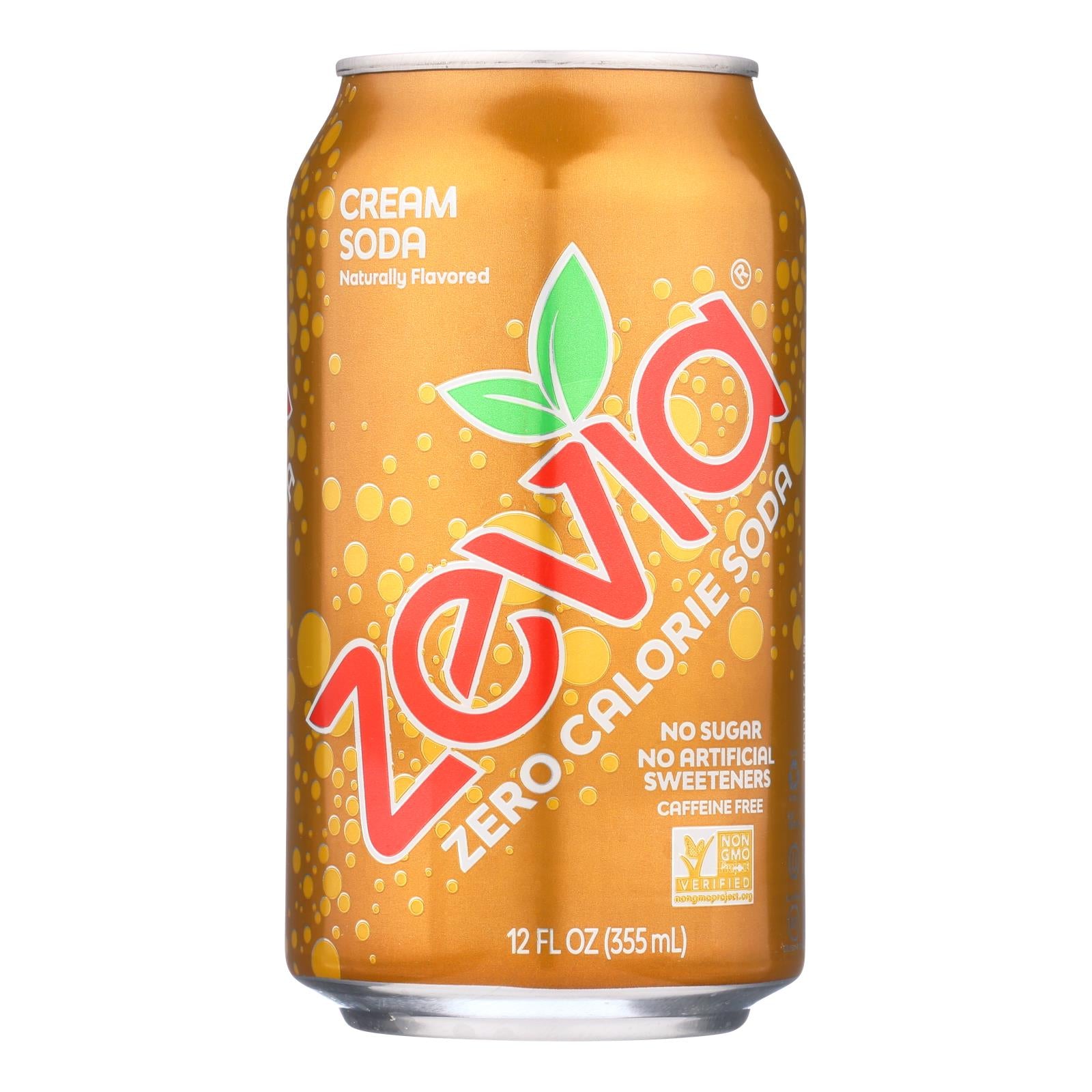 Zevia - Soda Cream 0 Cal Can - Case of 4-6/12 FZ