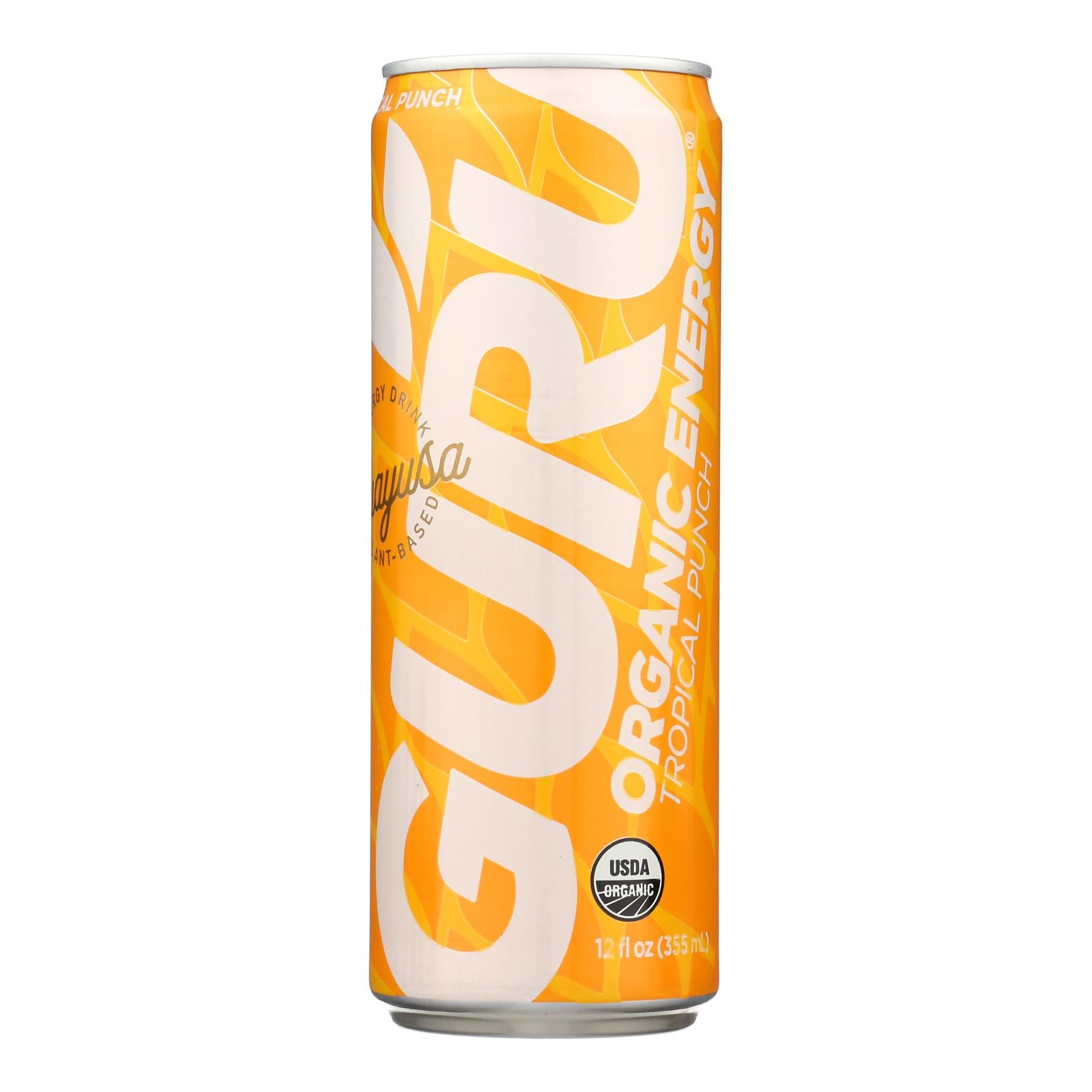 Guru Energy Drink - Enrygy Drink Guayusa - Case of 24-12 Ounce