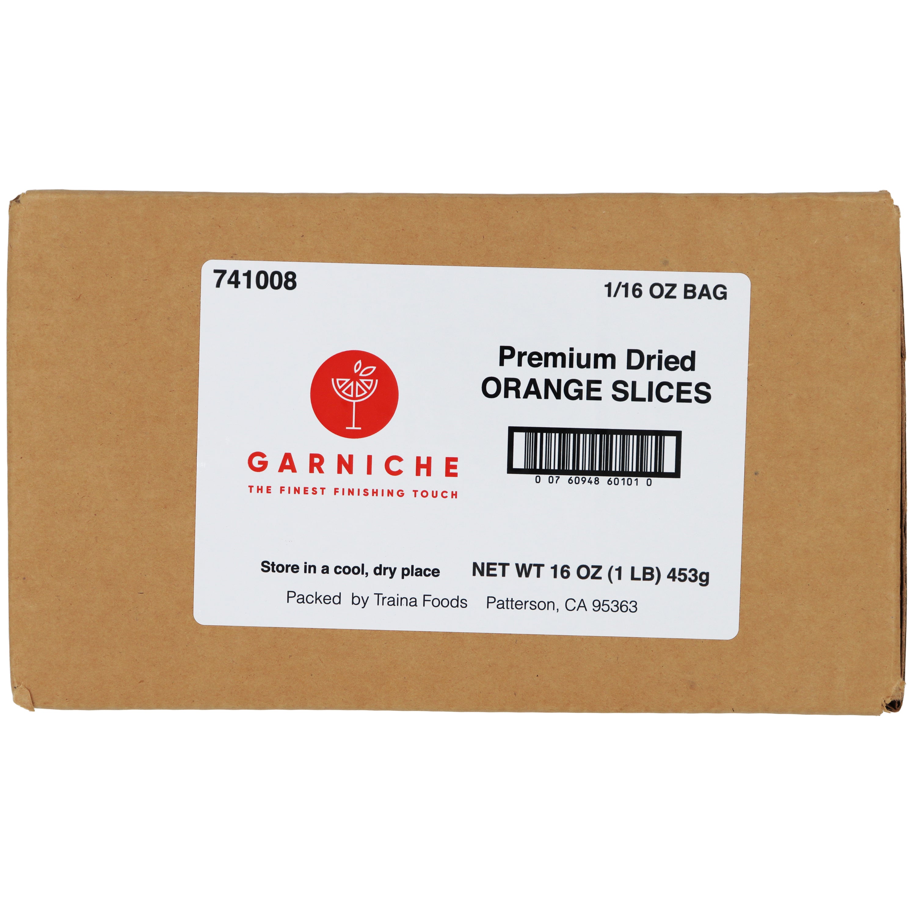 Garniche Dried Orange Rounds 1 Pound Each - 1 Per Case