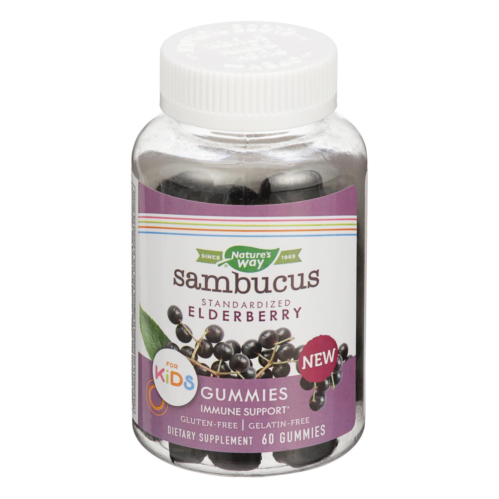 Nature's Way - Supp Sambucus Kids Gummys - 60 Count