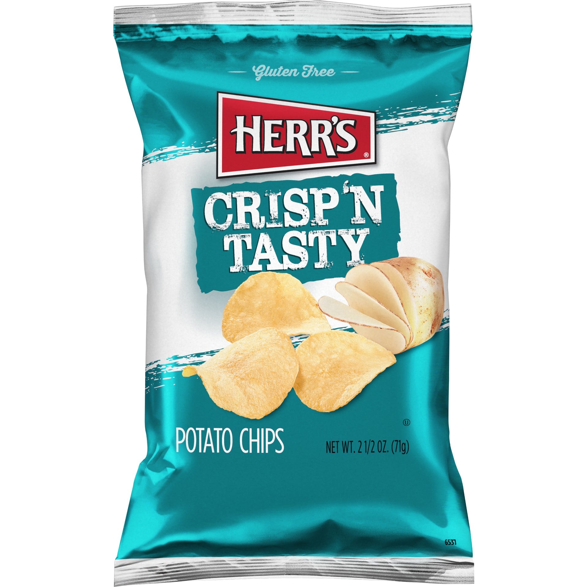 Herr Brands Regular Chips 2.5 Ounce Size - 12 Per Case
