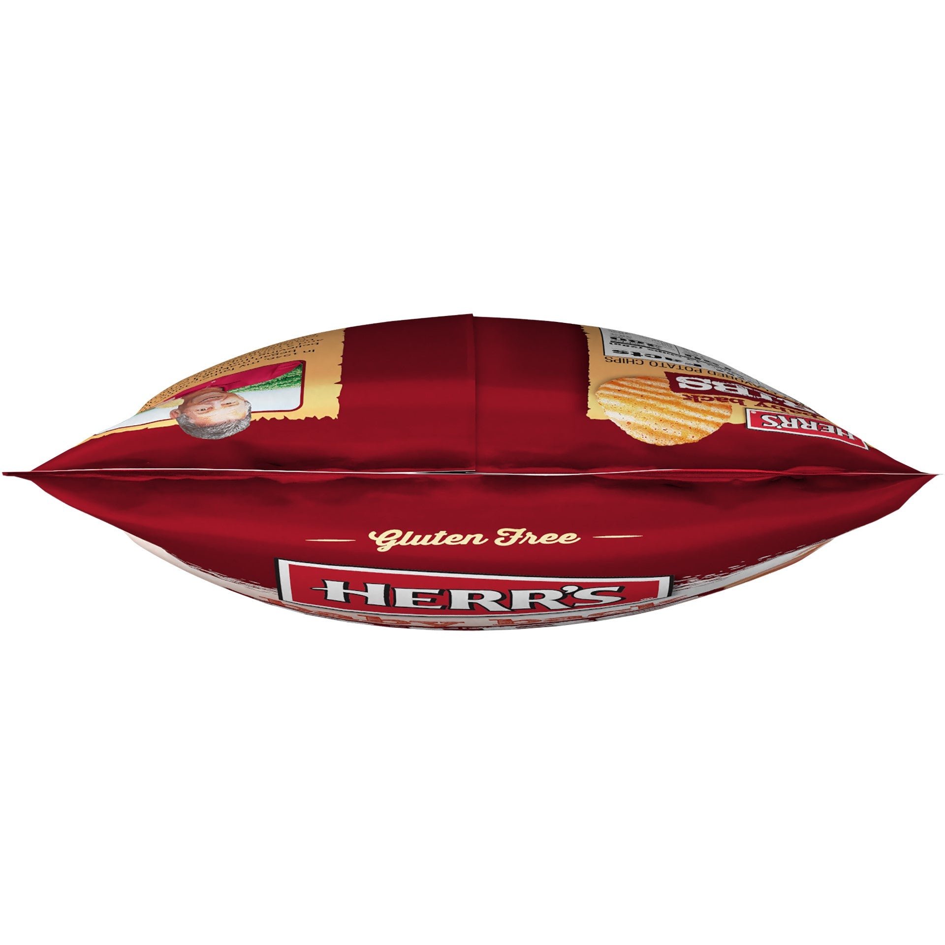 Herr Brands Baby Back Rib Chips 2.5 Ounce Size - 12 Per Case