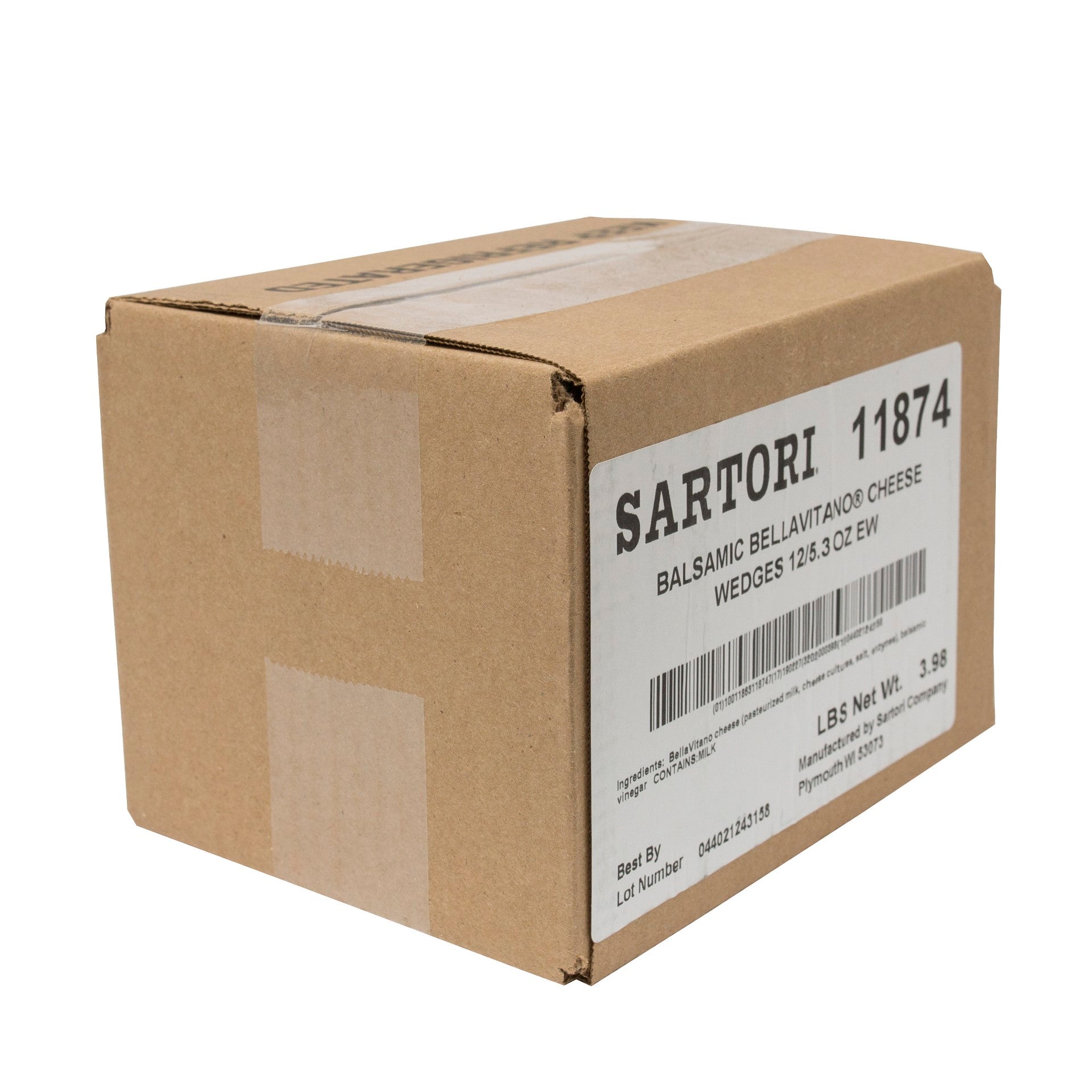 Sartori Balsamic Bellavitano Cheese5.3 Ounce Size - 12 Per Case