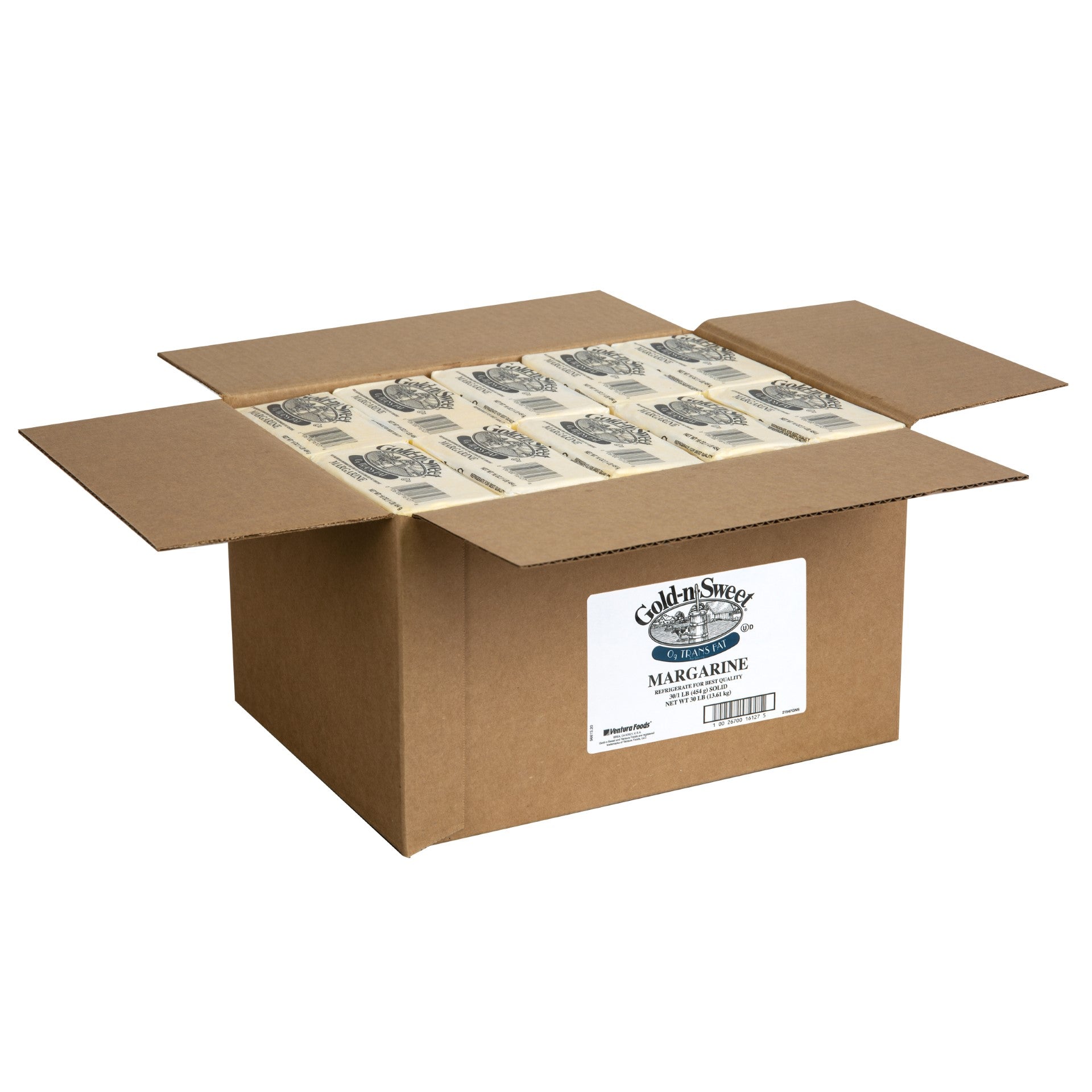 Gold N Sweet Palm Margarine Prints 1 Pound Each - 30 Per Case