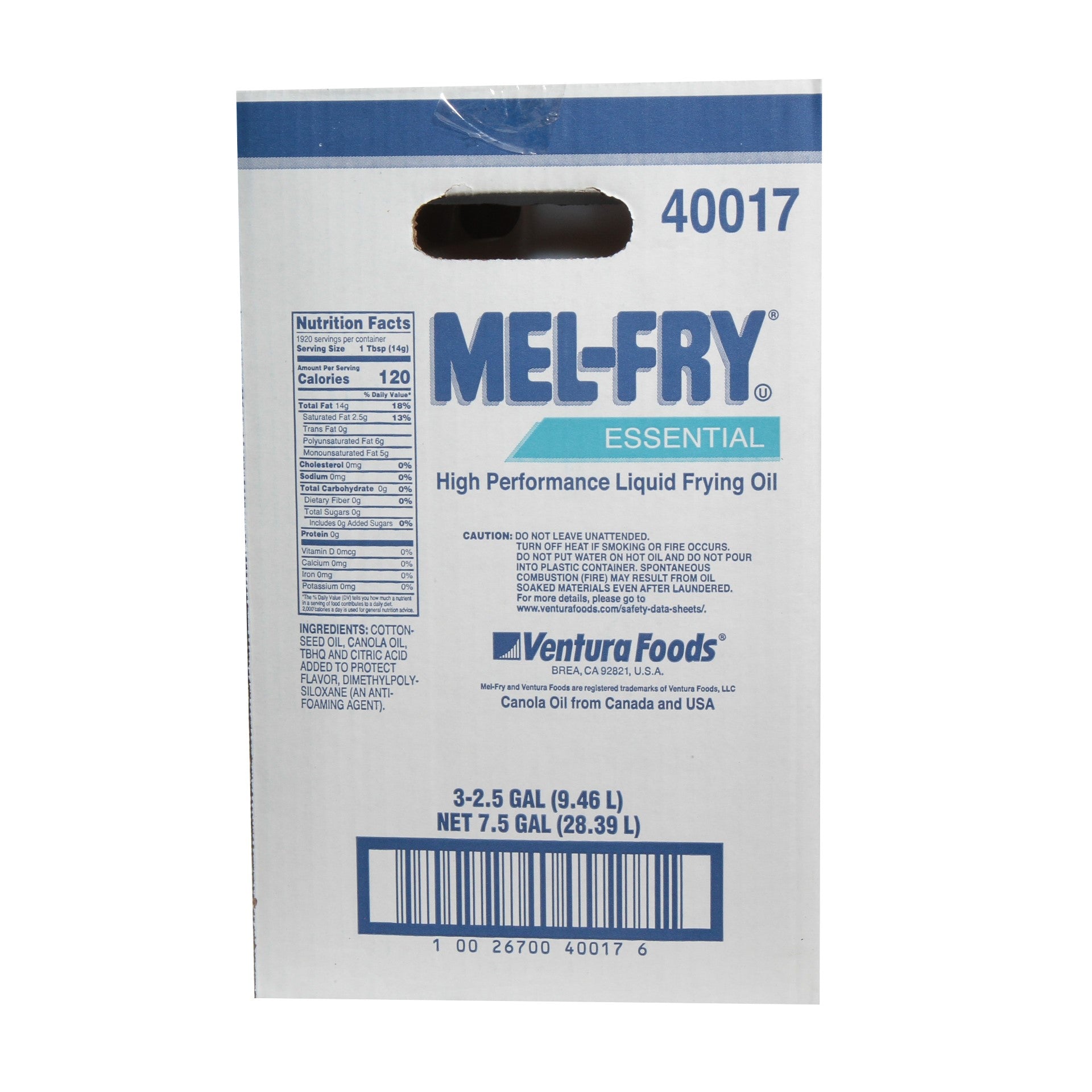 Mel Fry Advanced Canola High Performance Jug Qt 10 QT - 3 Per Case