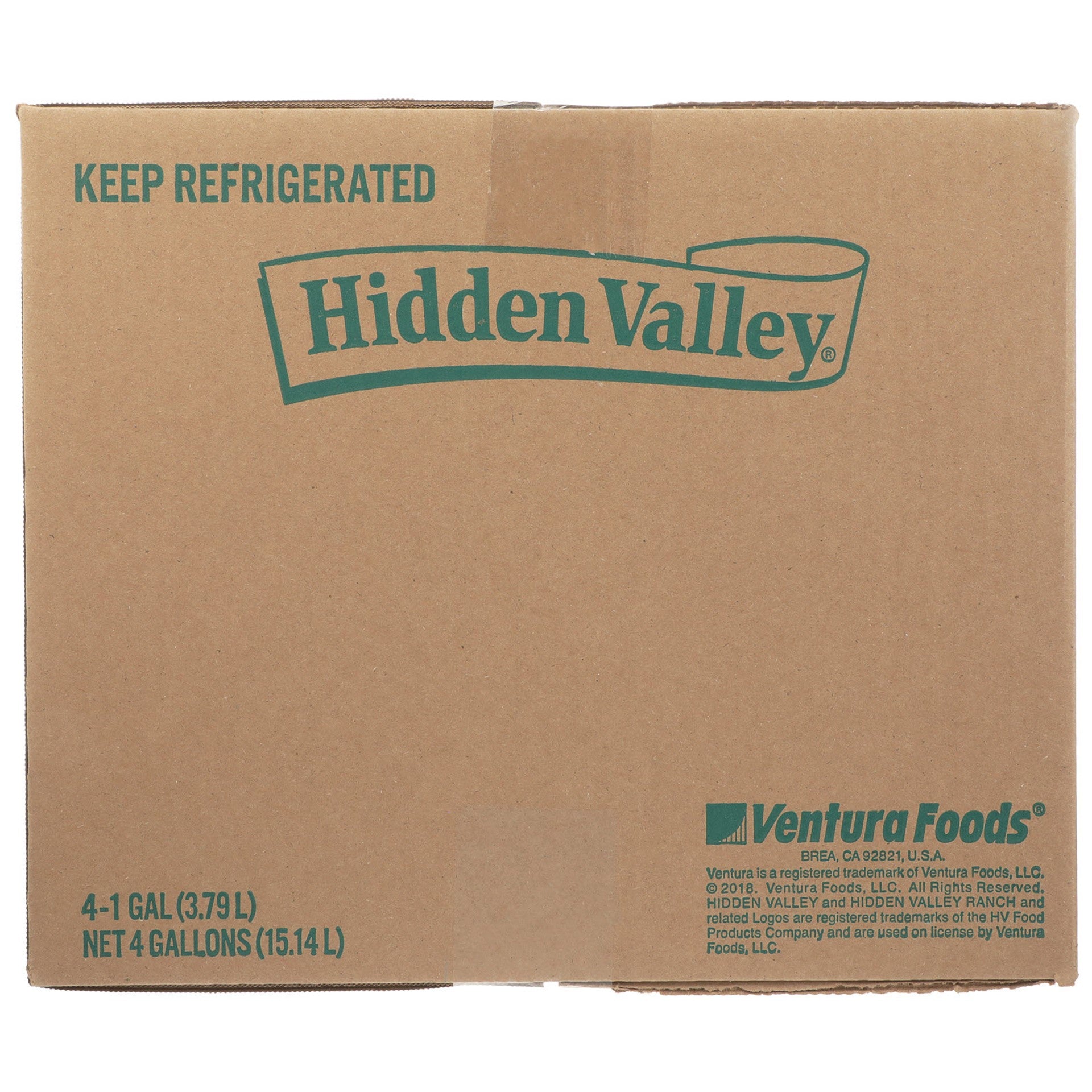 Hidden Valley Original Ranch Dressing Bulk 1 Gallon - 4 Per Case