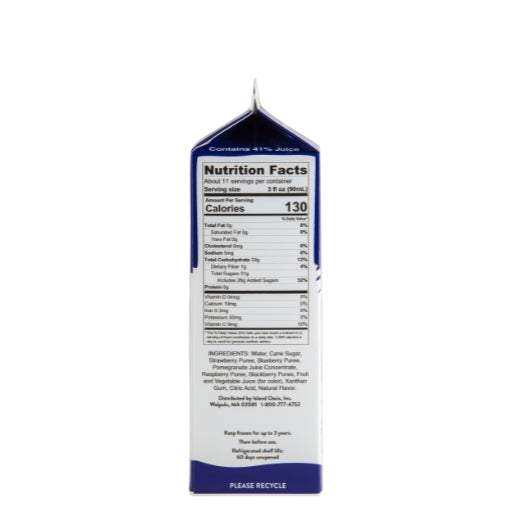 Blueberry Pomegranate Beverage Mix 32 Fluid Ounce - 12 Per Case.