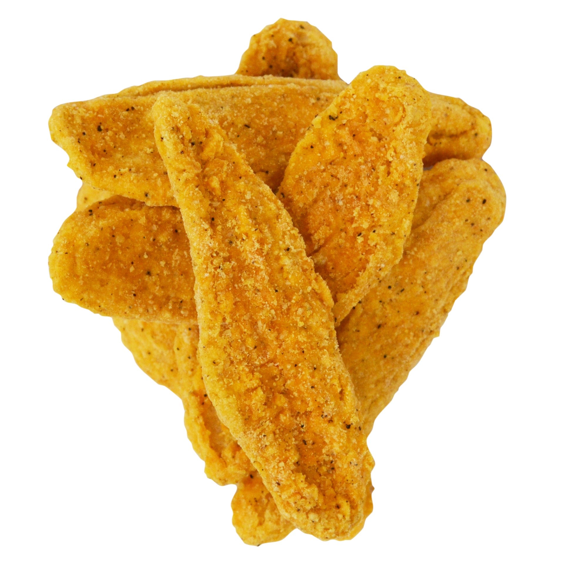 Brakebush(r) Smartshapes(r) Gold'n'spice(r) Breaded Enriched Breast Strips Fully Cooked 5