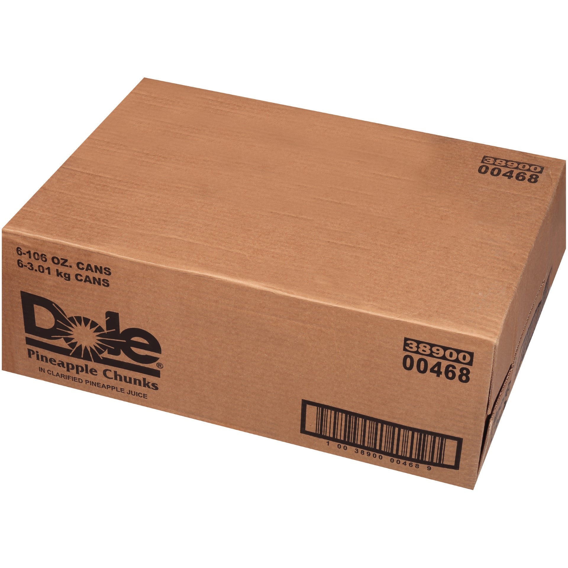 Dole Fancy Pineapple Chunks In Juice106 Ounce Size - 6 Per Case