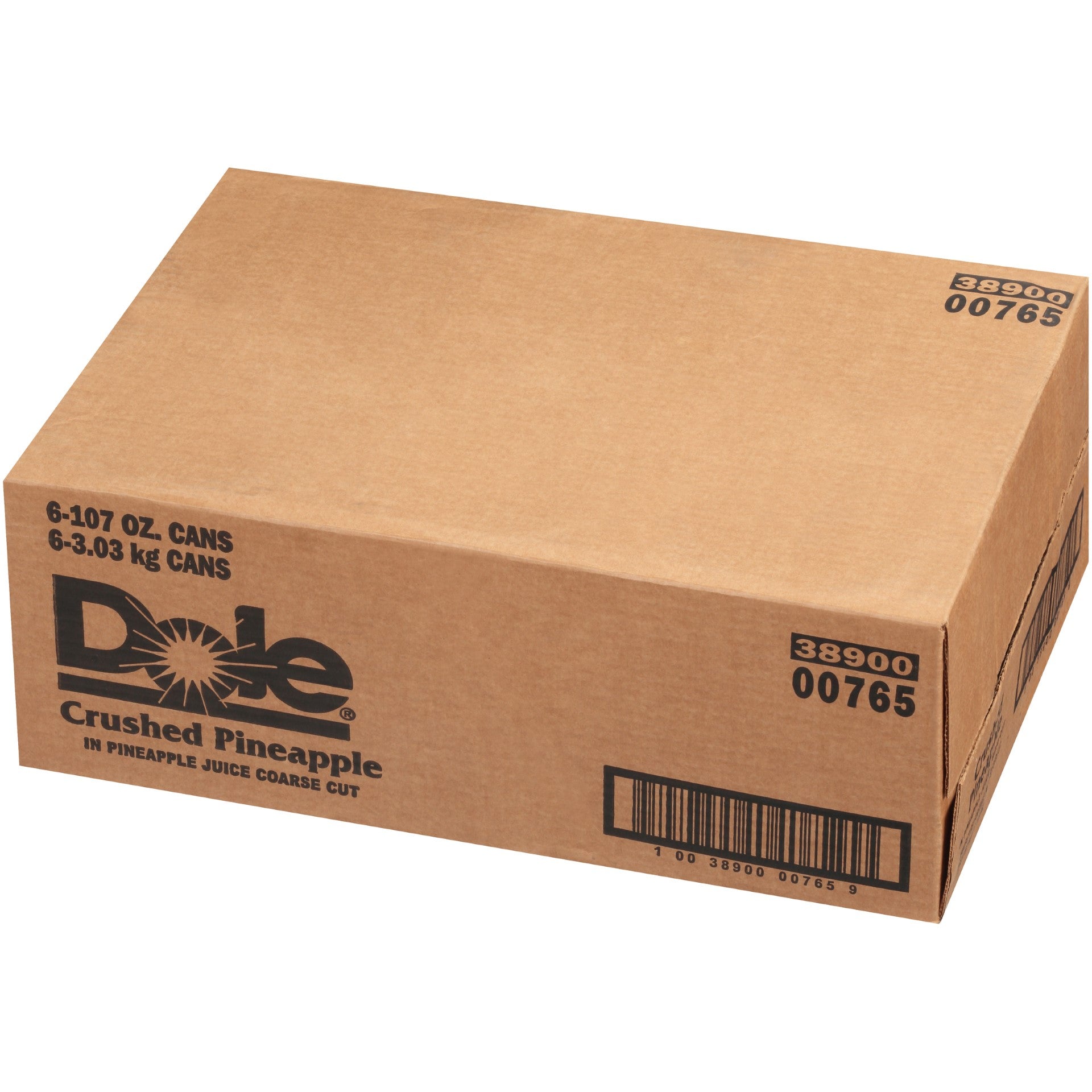 Dole Pineapple Crushed In Juice 106 Ounce Size - 6 Per Case