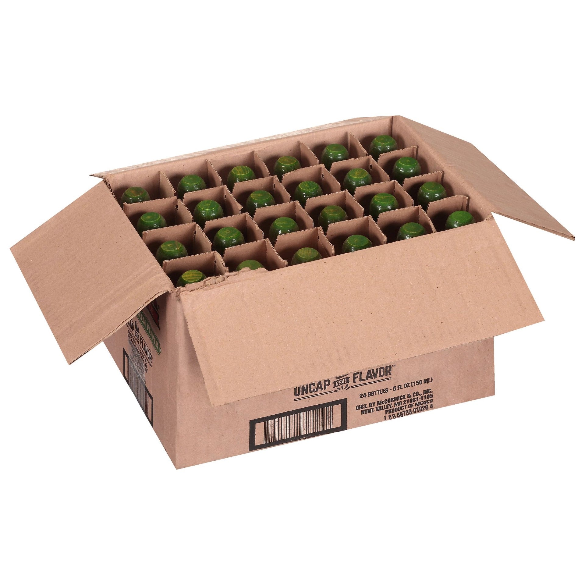 Cholula Green Pepper Hot Sauce Bottle 5 Fluid Ounce - 24 Per Case