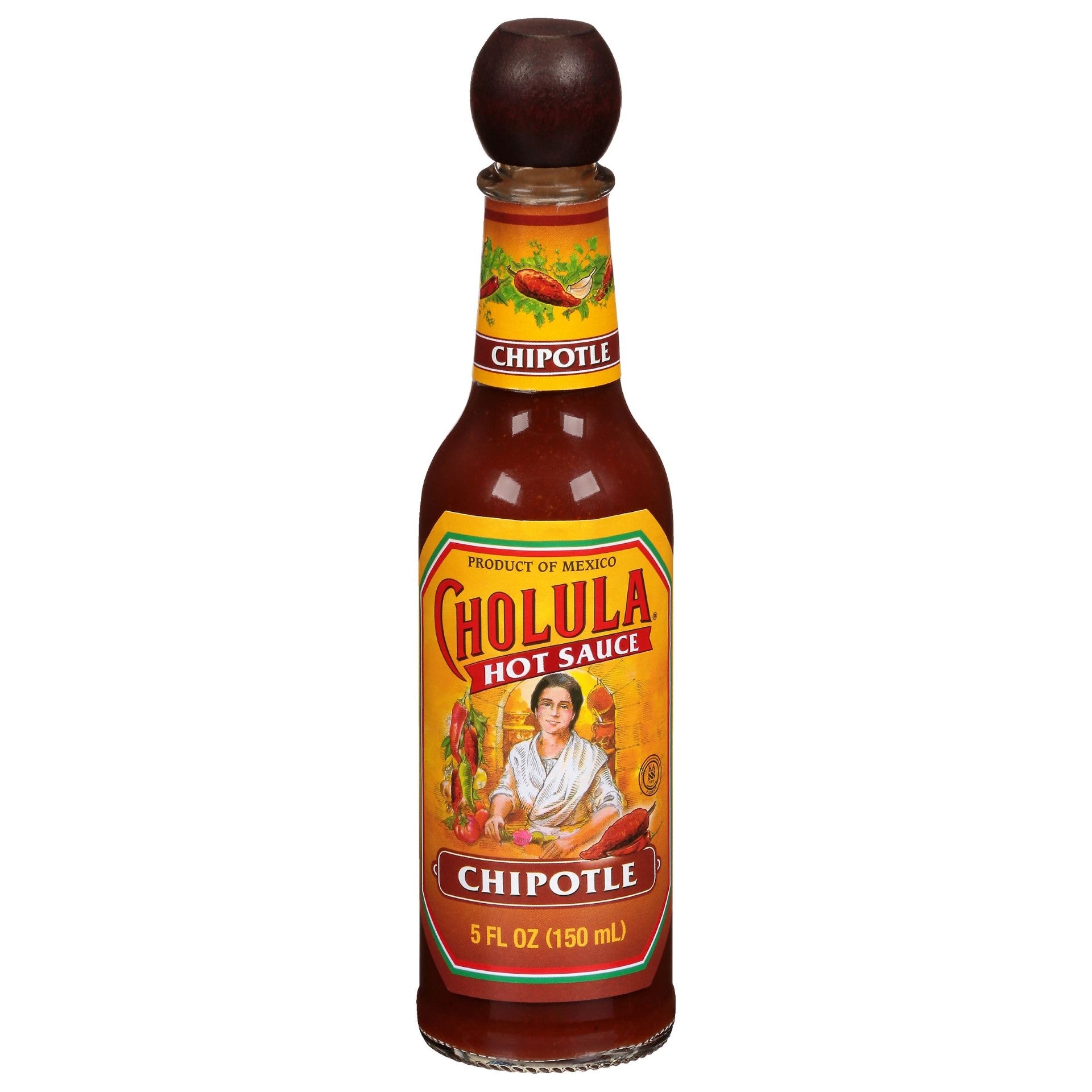 Cholula Chipotle Hot Sauce Bottle 5 Fluid Ounce - 24 Per Case