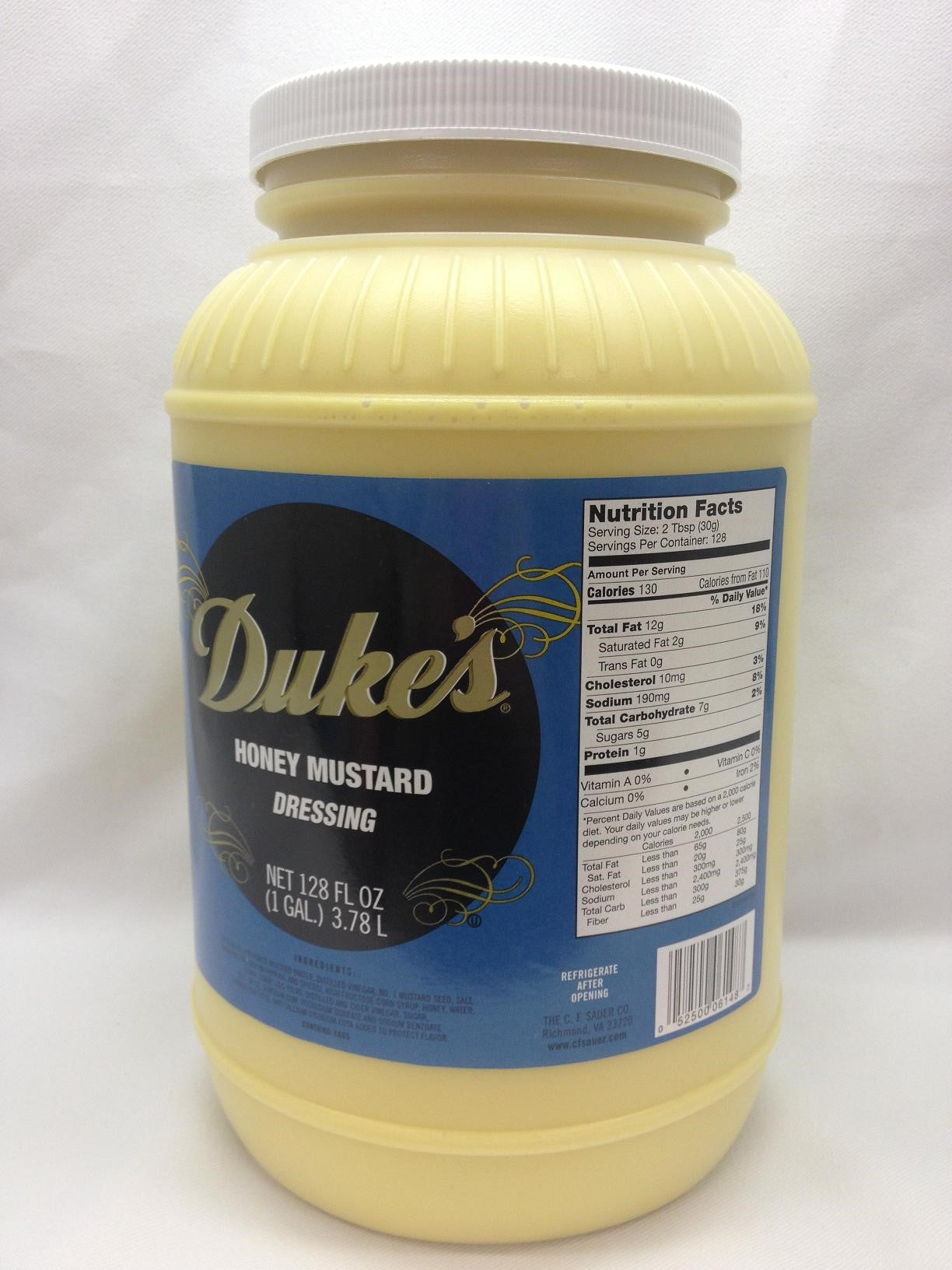 Duke's Honey Mustard Dressing Bulk Ga 1 Gallon - 4 Per Case