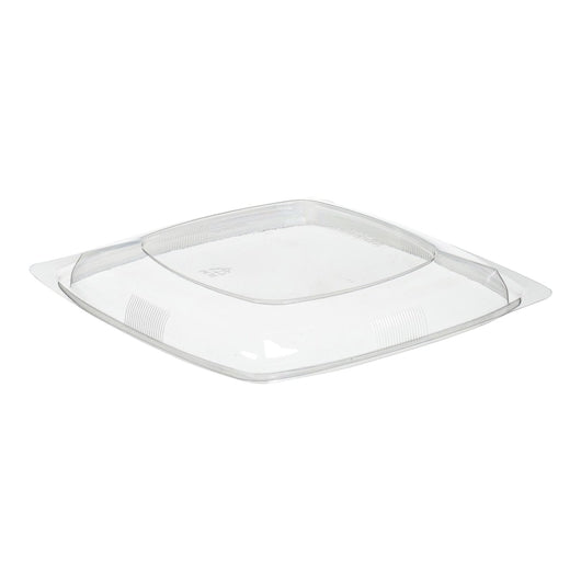 Par-Pak Dome Lid Medium Square Clear Thermoformed, 300 Each