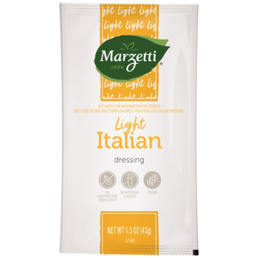 T. Marzetti Light Italian Dressing 1.5 Ounce Size - 60 Per Case