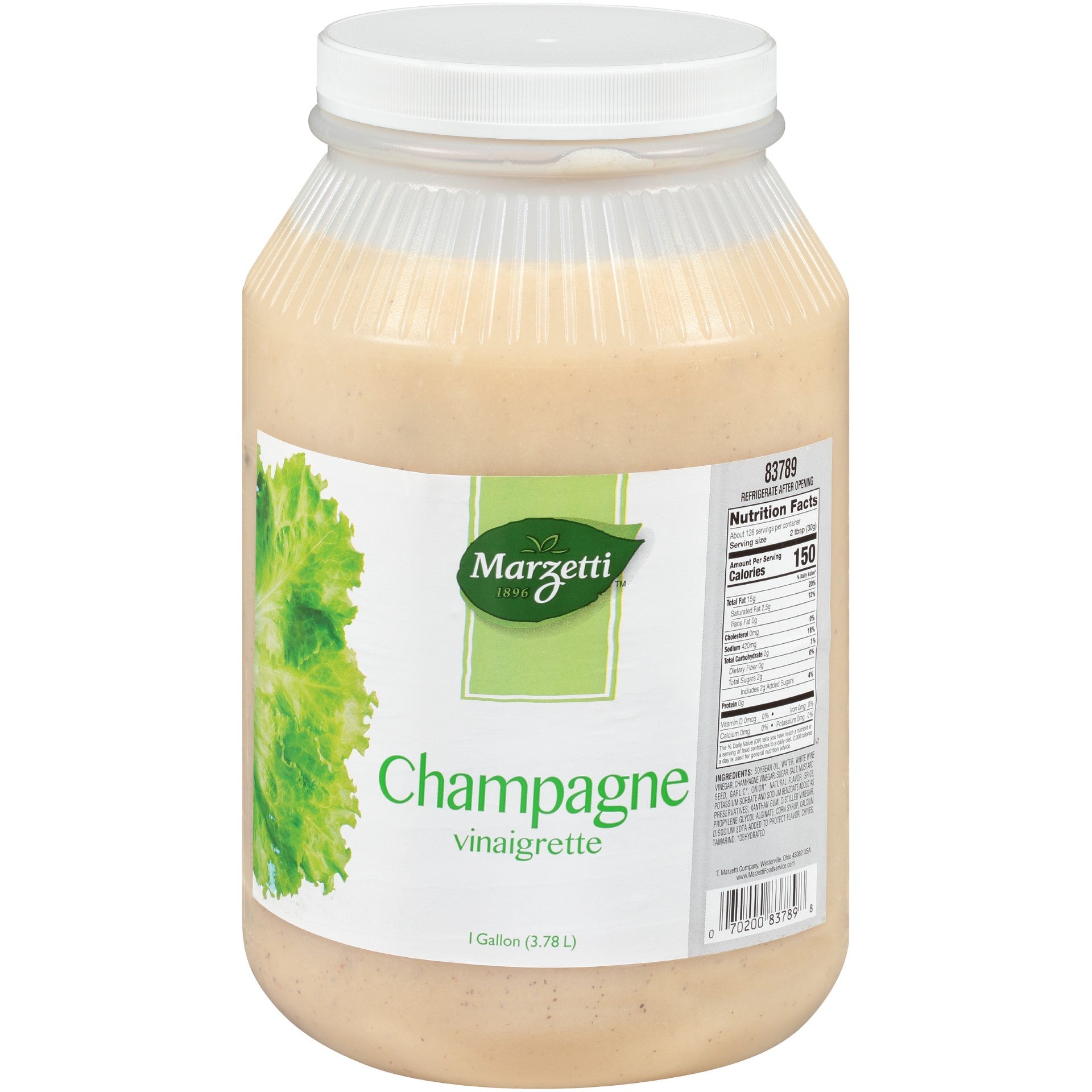 Marzetti Champagne Vinaigrette Dressing Bulk 1 Gallon - 2 Per Case