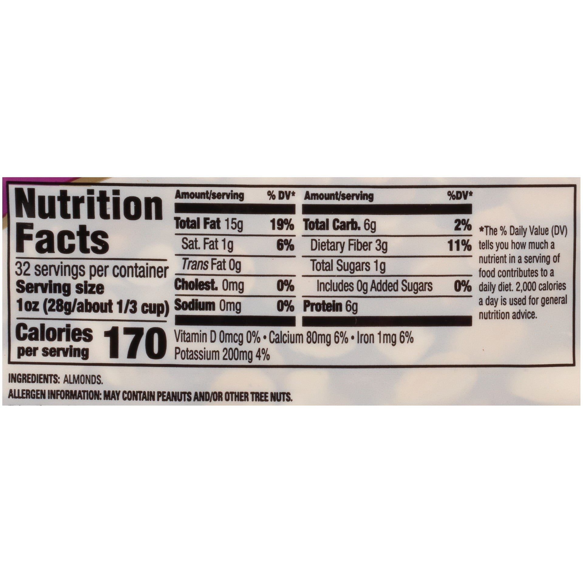 Fisher Natural Sliced Almonds Toasted No Salt 32 Ounce Size - 3 Per Case