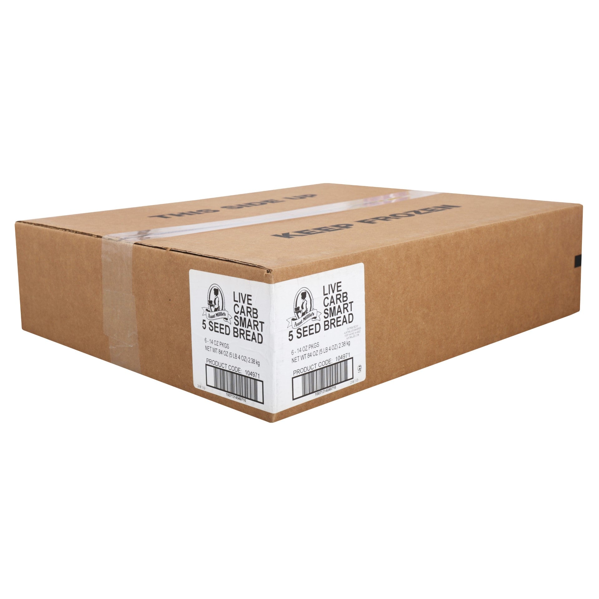 Live Carb Smart Five Seed Bread 14 Ounce Size - 6 Per Case