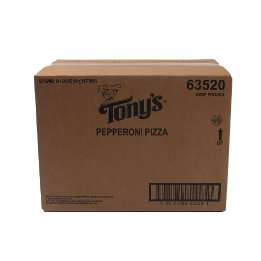 Tony's 5 Inch Pepperoni Pizza 5.45 Ounce Each - 54 Per Case